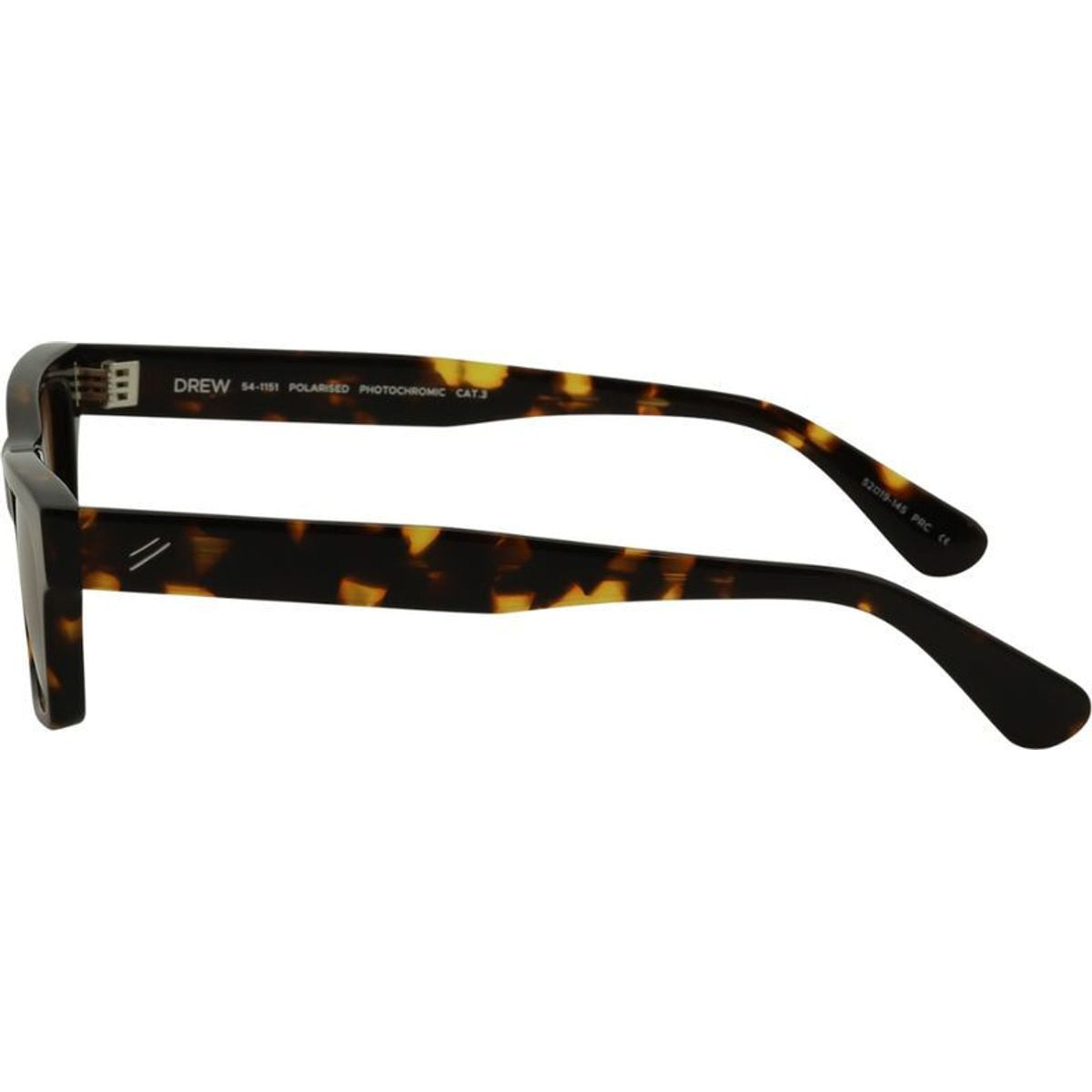 Drew, Dark Tort/Peach Photochromic Polarised Lenses