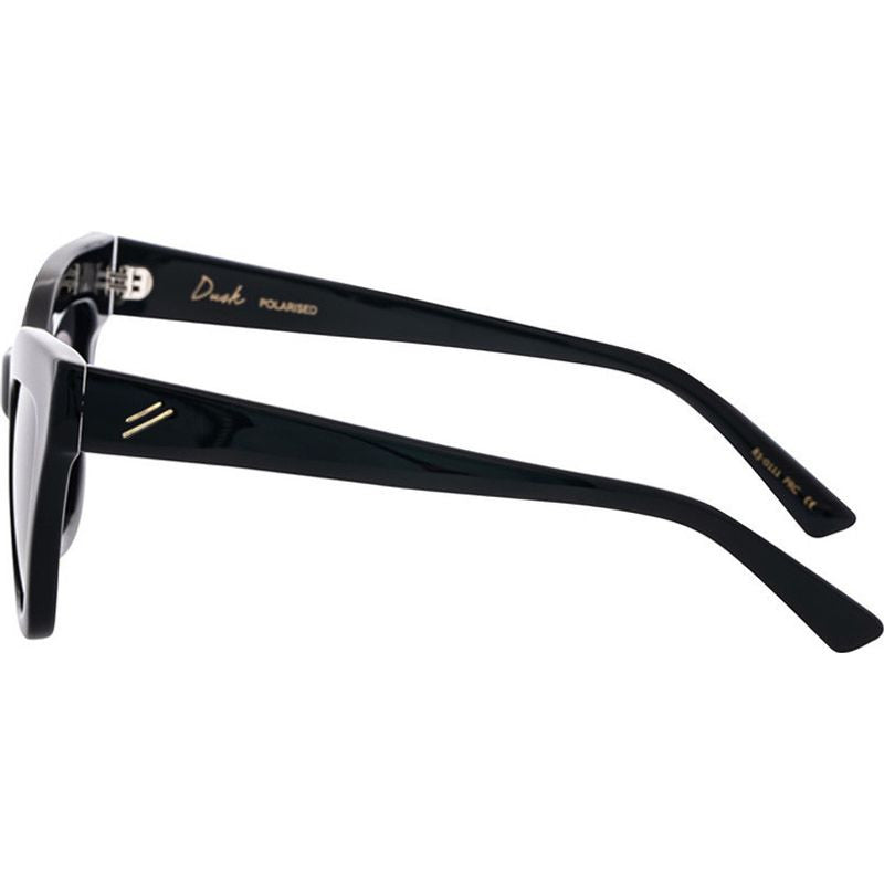 Dusk, Shiny Black/Grey Gradient Polarised Lenses