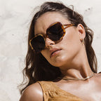 Everly, Honey Tort/Brown Gradient Polarised Lenses