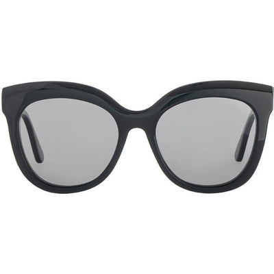 Luna, Shiny Black and Beige/Grey Polarised Lenses
