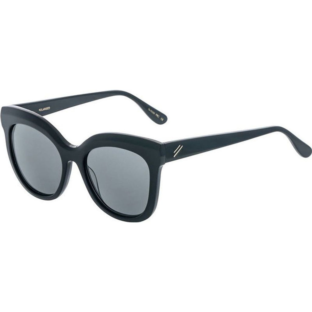 Luna, Shiny Black/Grey Polarised Lenses