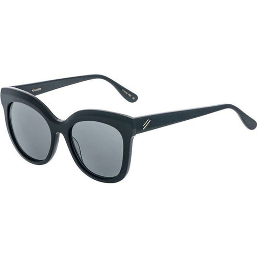 Luna, Shiny Black/Grey Polarised Lenses