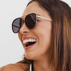 Palm, Shiny Black/Grey Polarised Lenses