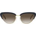 Peggy, Shiny Black/Grey Gradient Polarised Lenses