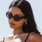 Franki, Crystal Blue/Grey Gradient Polarised Lenses