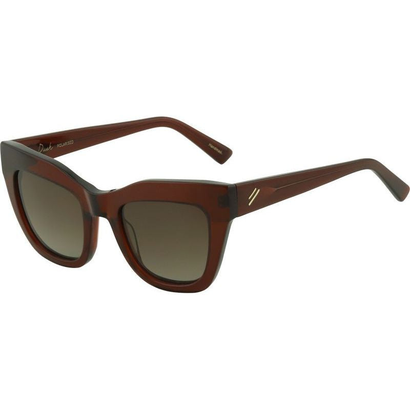 Bask Eyewear Dusk Crystal Brown Brown Angle
