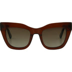 Bask Eyewear Dusk Crystal Brown Brown Front