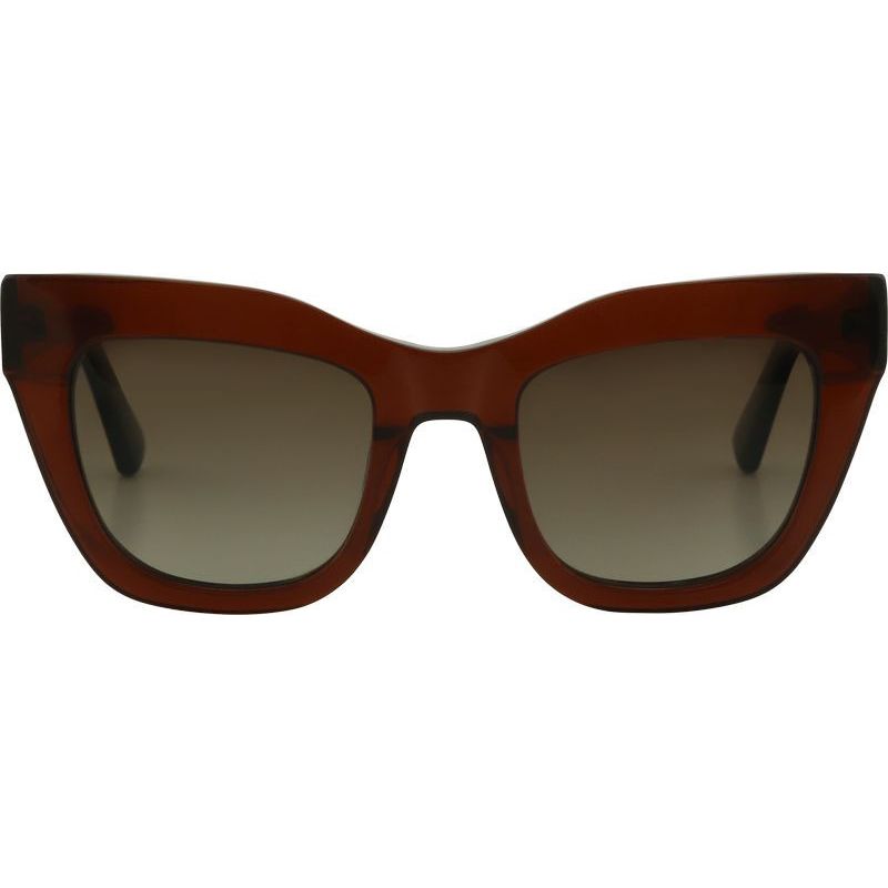 Bask Eyewear Dusk Crystal Brown Brown Front