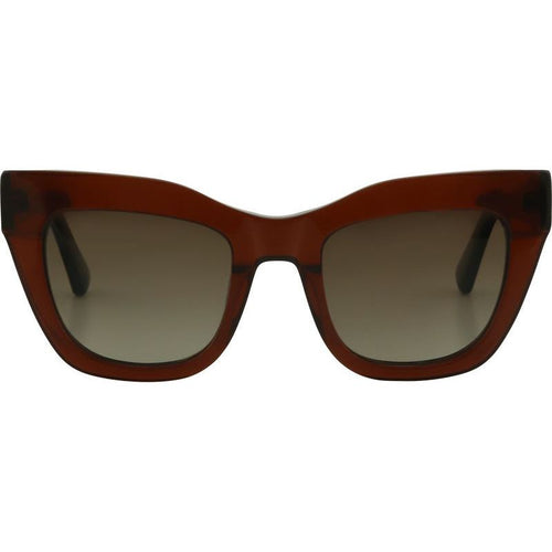 Bask Eyewear Dusk Crystal Brown Brown Front