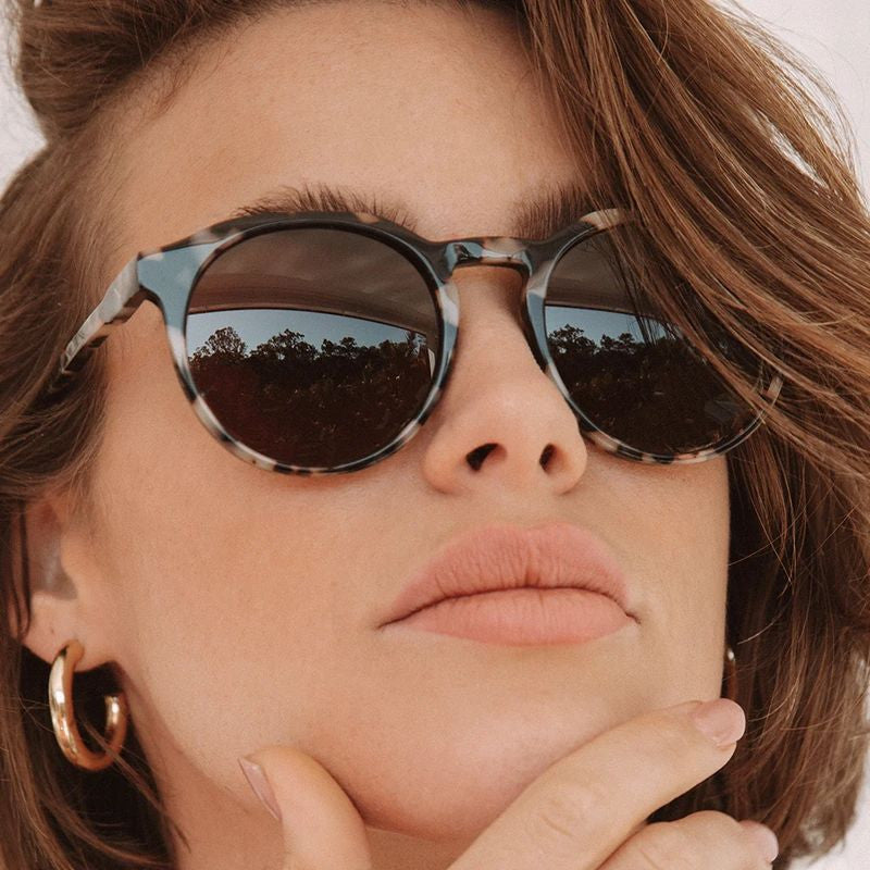 Bask Eyewear Sheyd Beige Tort Brown Polarised Lifestyle