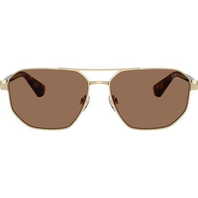BE3166, Light Gold/Dark Brown Lenses