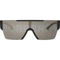BE4291, Black/Grey Tamp Burberry Silver and Gold Lenses