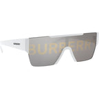 BE4291, White/Grey Tamp Burberry Silver and Gold Mirror Lenses