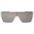 BE4291, White/Grey Tamp Burberry Silver and Gold Mirror Lenses