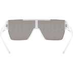BE4291, White/Grey Tamp Burberry Silver and Gold Mirror Lenses