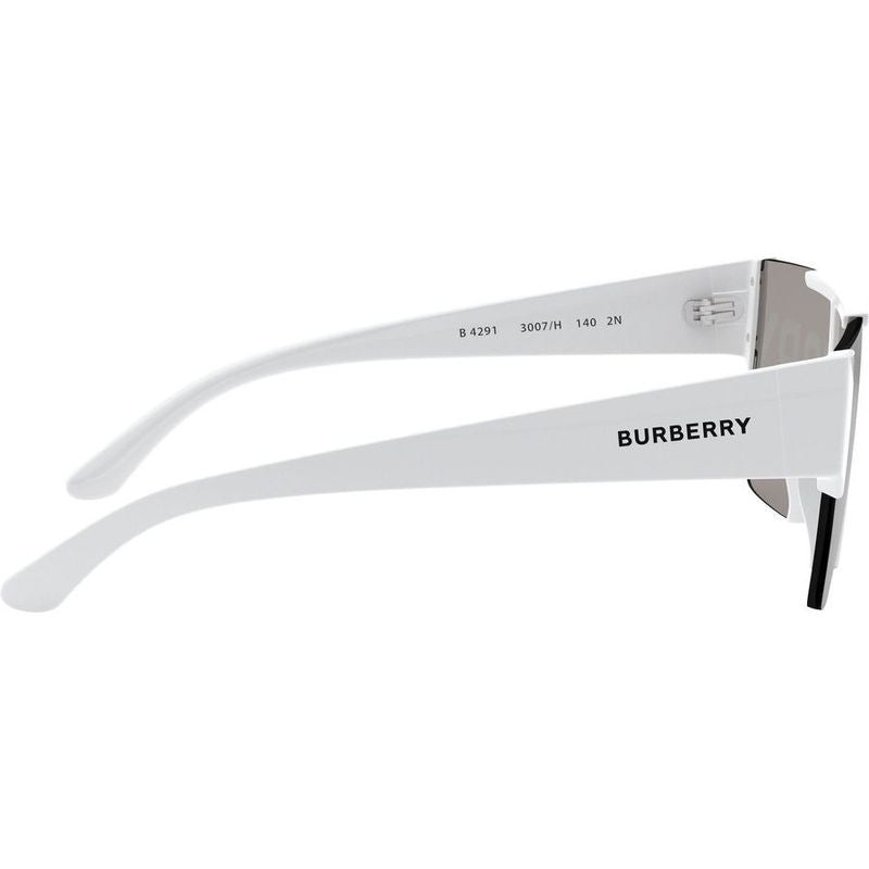 BE4291, White/Grey Tamp Burberry Silver and Gold Mirror Lenses