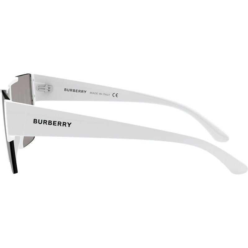 BE4291, White/Grey Tamp Burberry Silver and Gold Mirror Lenses