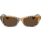 BE4488, Check Sand/Dark Brown Lenses