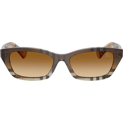BE4488, Check Sand Gradient/Brown Gradient Lenses