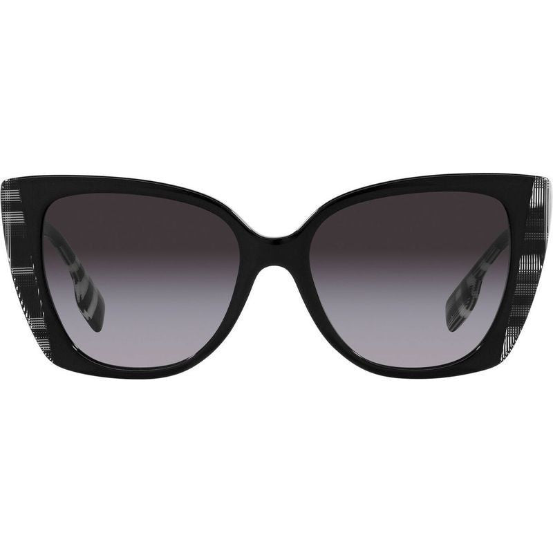 Meryl BE4393, Black Check White Black/Dark Grey Gradient Lenses