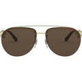 BV5052, Matte Pale Gold/Dark Brown Lenses