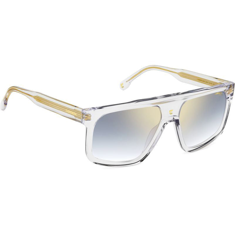 1061/S, Crystal/Blue Gold Gradient Mirror Lenses