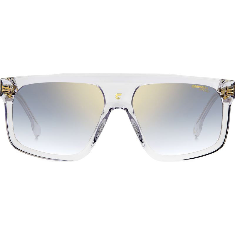 1061/S, Crystal/Blue Gold Gradient Mirror Lenses