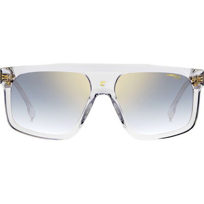1061/S, Crystal/Blue Gold Gradient Mirror Lenses