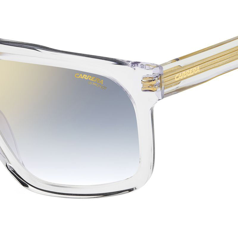1061/S, Crystal/Blue Gold Gradient Mirror Lenses