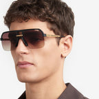 1066/S, Matte Black/Brown Gradient Lenses