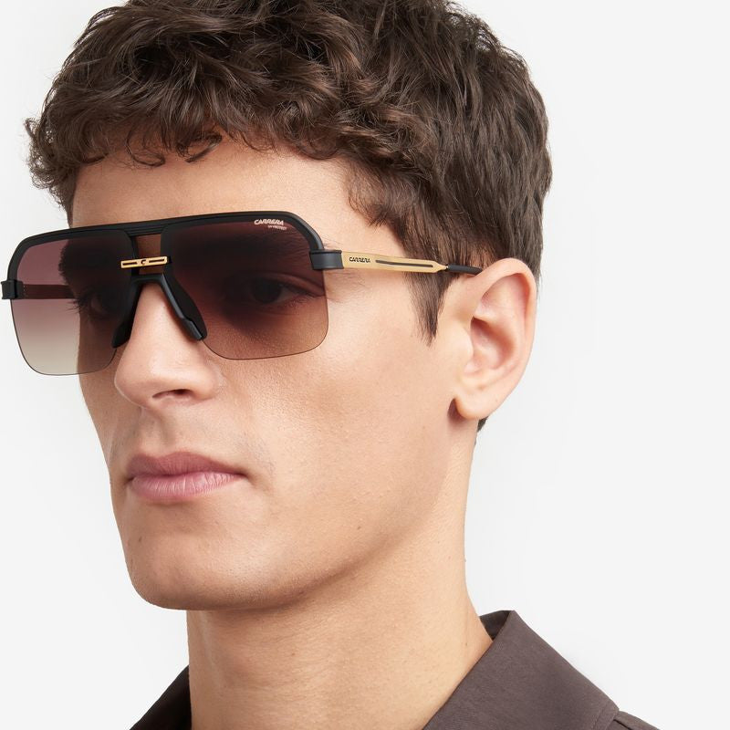 1066/S, Matte Black/Brown Gradient Lenses