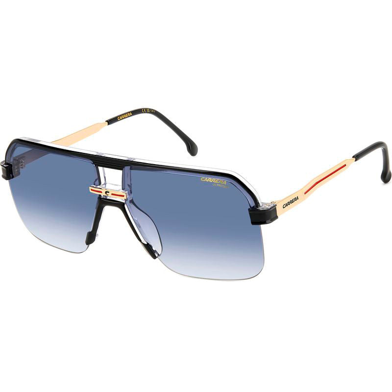 1066/S, Crystal Black/Dark Blue Gradient Lenses