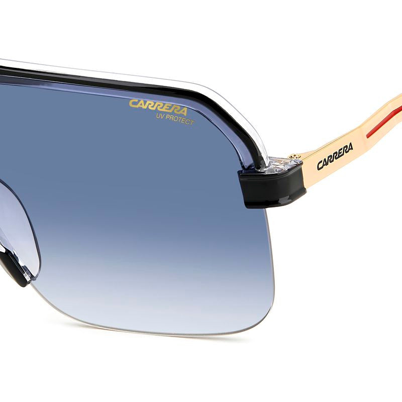 1066/S, Crystal Black/Dark Blue Gradient Lenses