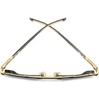 1069/S, Black Gold/Dark Blue Gradient Lenses