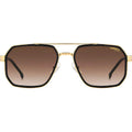 1069/S, Matte Black Gold/Brown Gradient Lenses