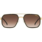 1069/S, Matte Black Gold/Brown Gradient Lenses