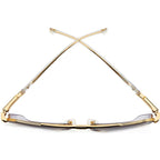 1069/S, Crystal Gold/Grey Gold Mirror Lenses