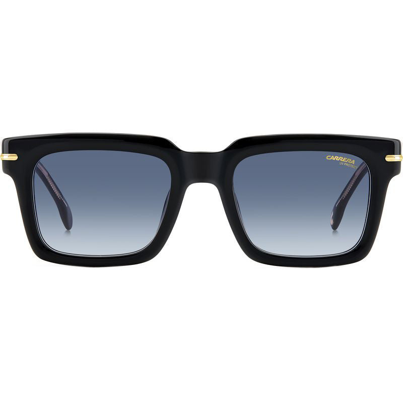 316/S, Striped Black/Dark Blue Gradient Lenses