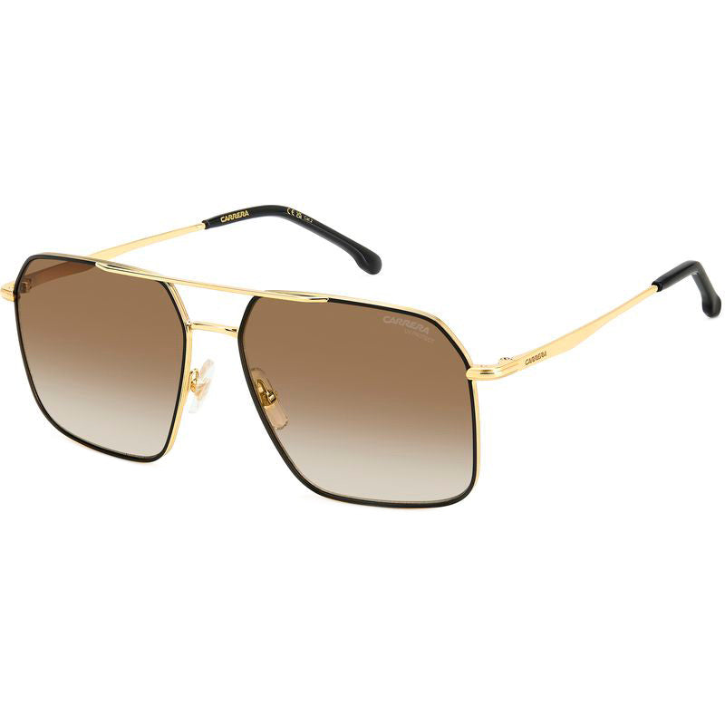 333/S, Black Gold/Black Brown Green Gradient Lenses