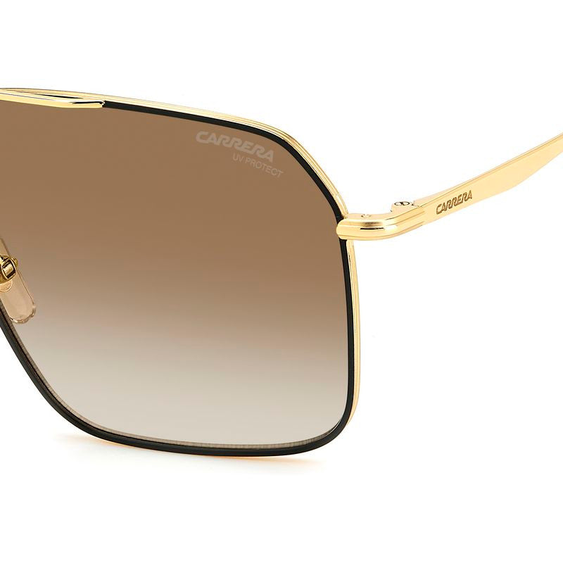 333/S, Black Gold/Black Brown Green Gradient Lenses