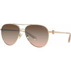 HC7128, Shiny Rose Gold/Brown Pink Gradient Lenses