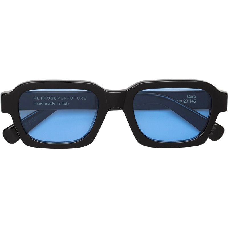 Caro, Black/Azure Blue Lenses