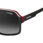 1001/S, Matte Black Matte Red/Dark Grey Gradient Lenses