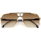 1054/S, Black and Gold/Black Brown Green Gradient Lenses