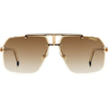 1054/S, Black and Gold/Black Brown Green Gradient Lenses