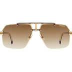 1054/S, Black and Gold/Black Brown Green Gradient Lenses