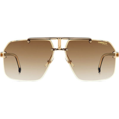 1054/S, Black and Gold/Black Brown Green Gradient Lenses