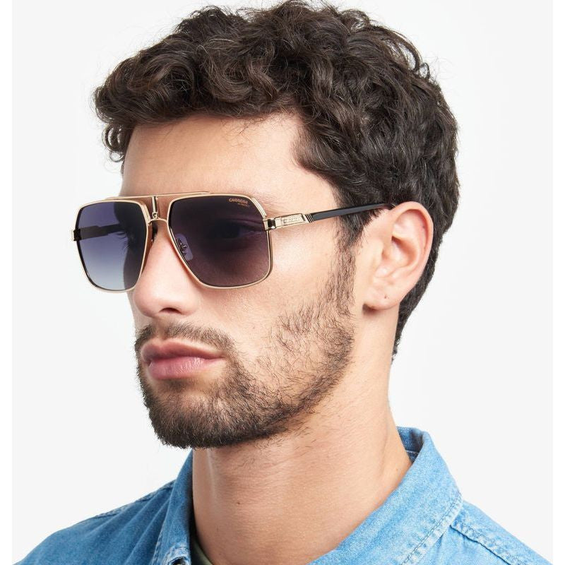 1055/S, Black and Gold/Dark Grey Gradient Lenses