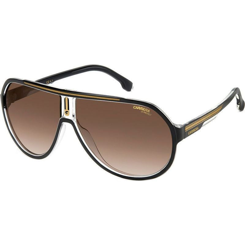 1057/S, Black Gold/Brown Gradient Lenses