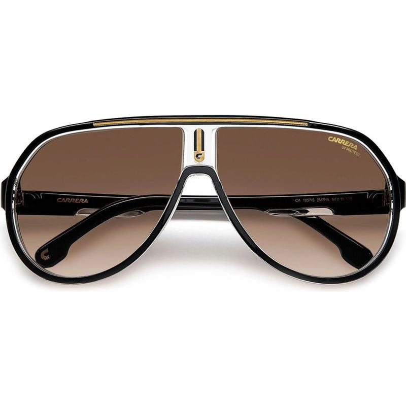 1057/S, Black Gold/Brown Gradient Lenses